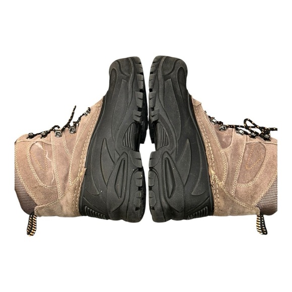 Totes Taupe Men's Waterproof Shell Snow Boots SZ: 10 Brow Black Winter Boots - Picture 10 of 15